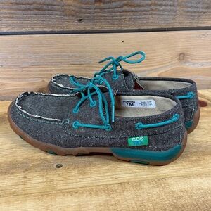 Twisted X Driving Moc w/Teal